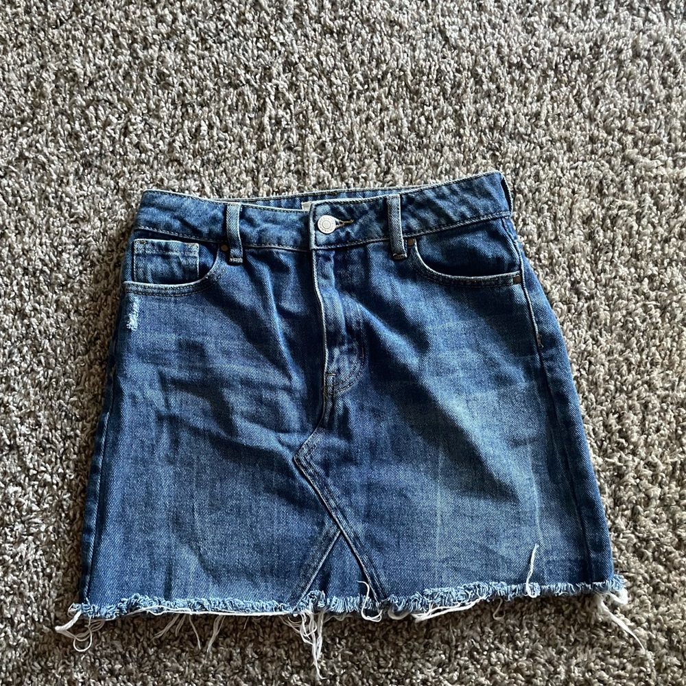 PacSun Blue Denim mini Skirt
